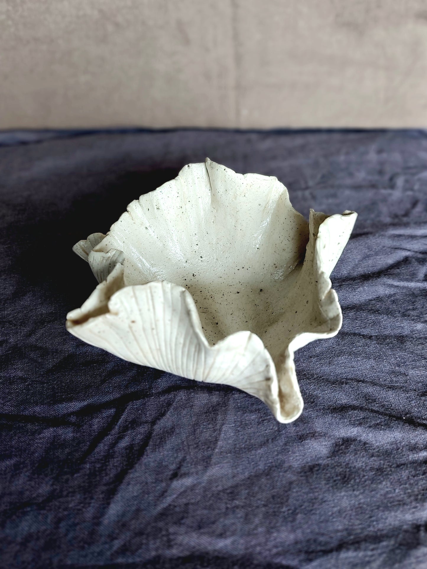 Speckled Clay Sea-inspired Bowl / Trinket / Candleholder