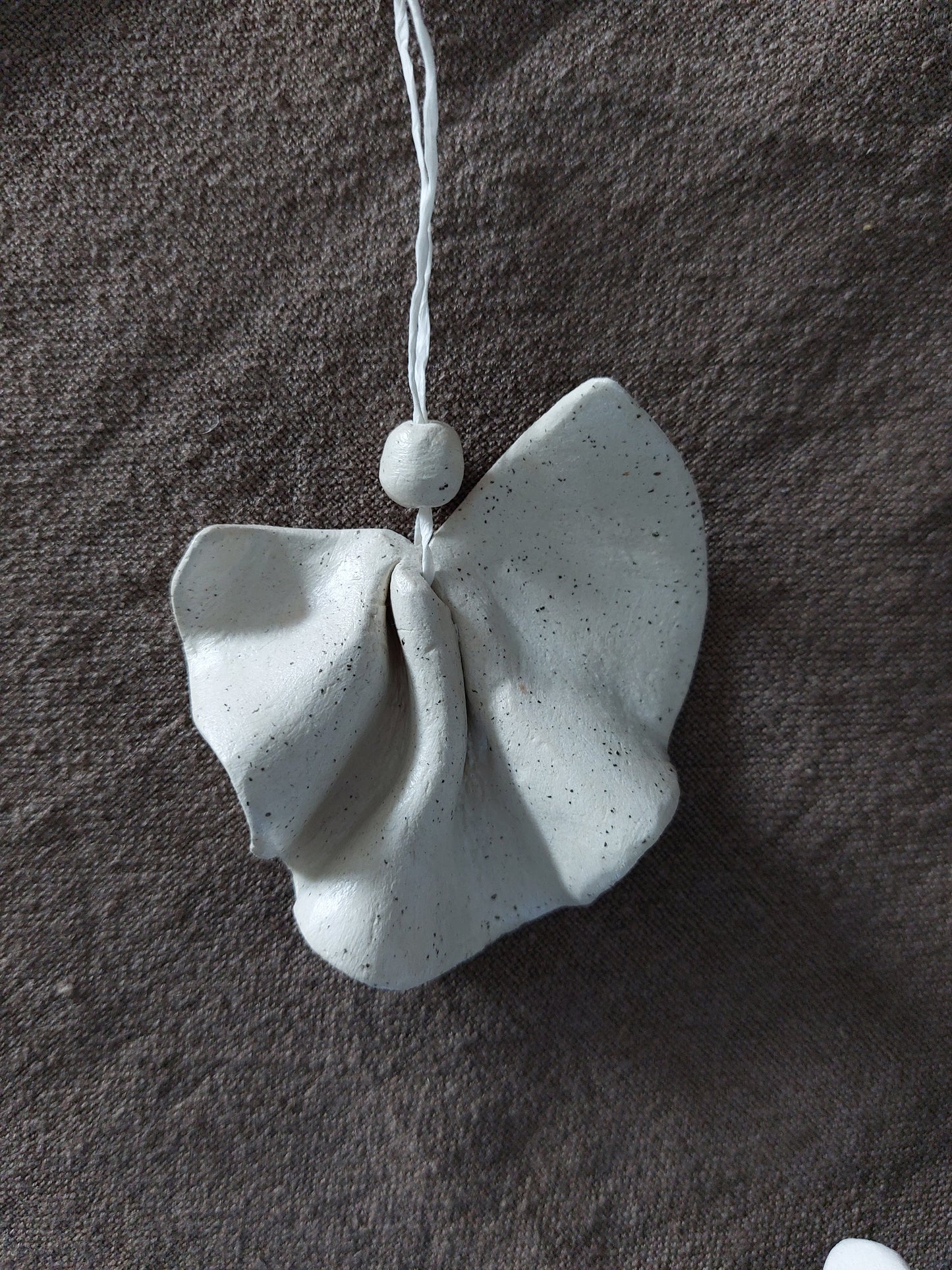 Angel Christmas Ornament Made With Clay